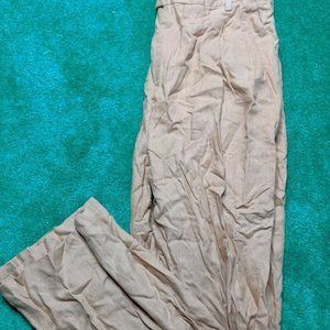 Leurenier Beige Linen Pants 36
